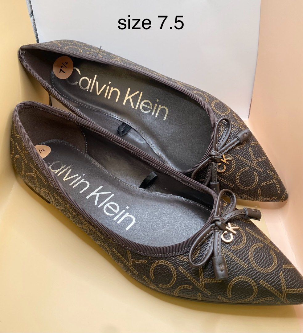 Calvin klein flat shoes sale clearance