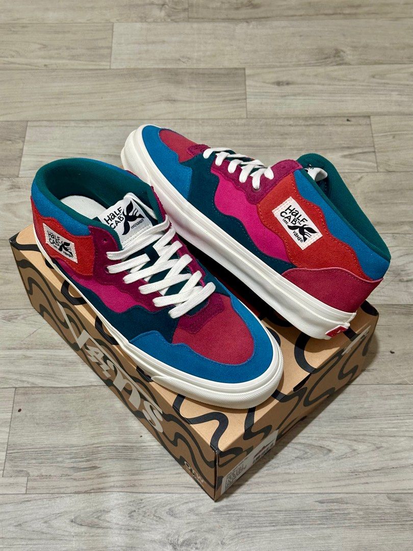 SALE TRADE 100 Authentic Vans OTW Half Cab by Parra size 9.5 US 8.5 UK