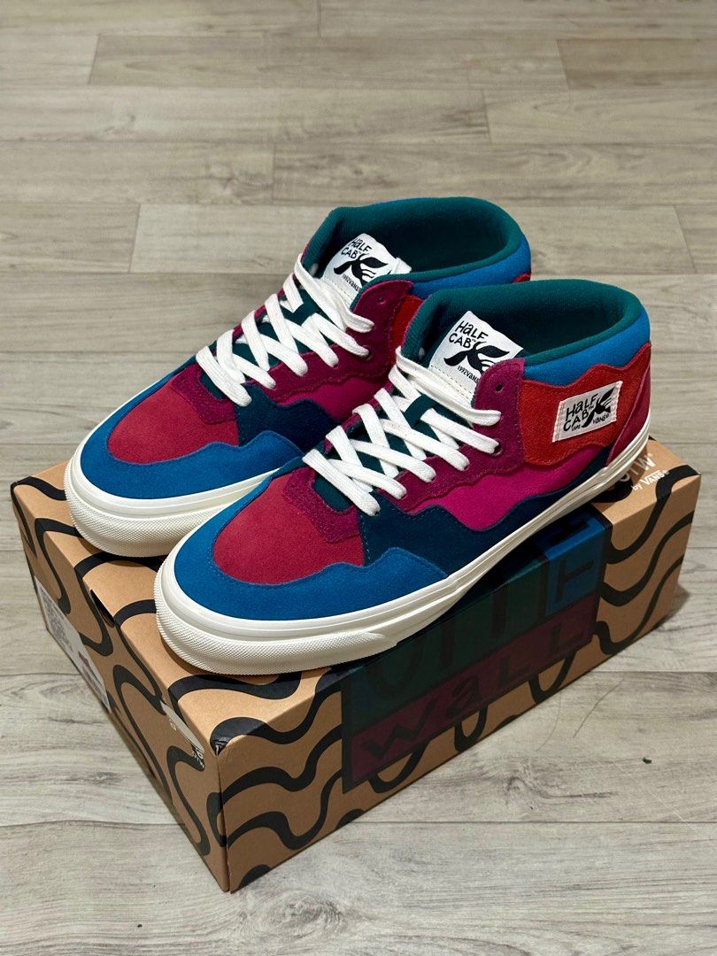 SALE TRADE 100 Authentic Vans OTW Half Cab by Parra size 9.5 US 8.5 UK