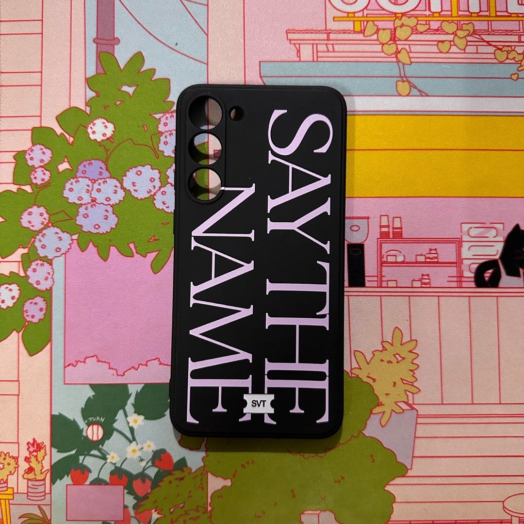 Say the Name Case — Samsung s23 Plus (Category: Cases & Sleeves) located in General Santos City (Dadiangas). Submitted by happilyangel (Listing ID 1329839589, Image 1). Description: say the name case samsung s23 plus ↳ from notifstudio | ₱200 + lsf ↳ rfs: upgrade | used on extra phone, barely used ↳ mop: gcash | mod: direct j&t ↳ loc: general santos city dm for more queries! .