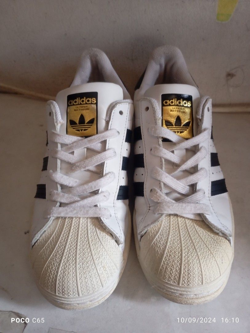 Sepatu Adidas Superstar Original size 37.5 bagus, Fesyen Wanita, Sepatu di  Carousell