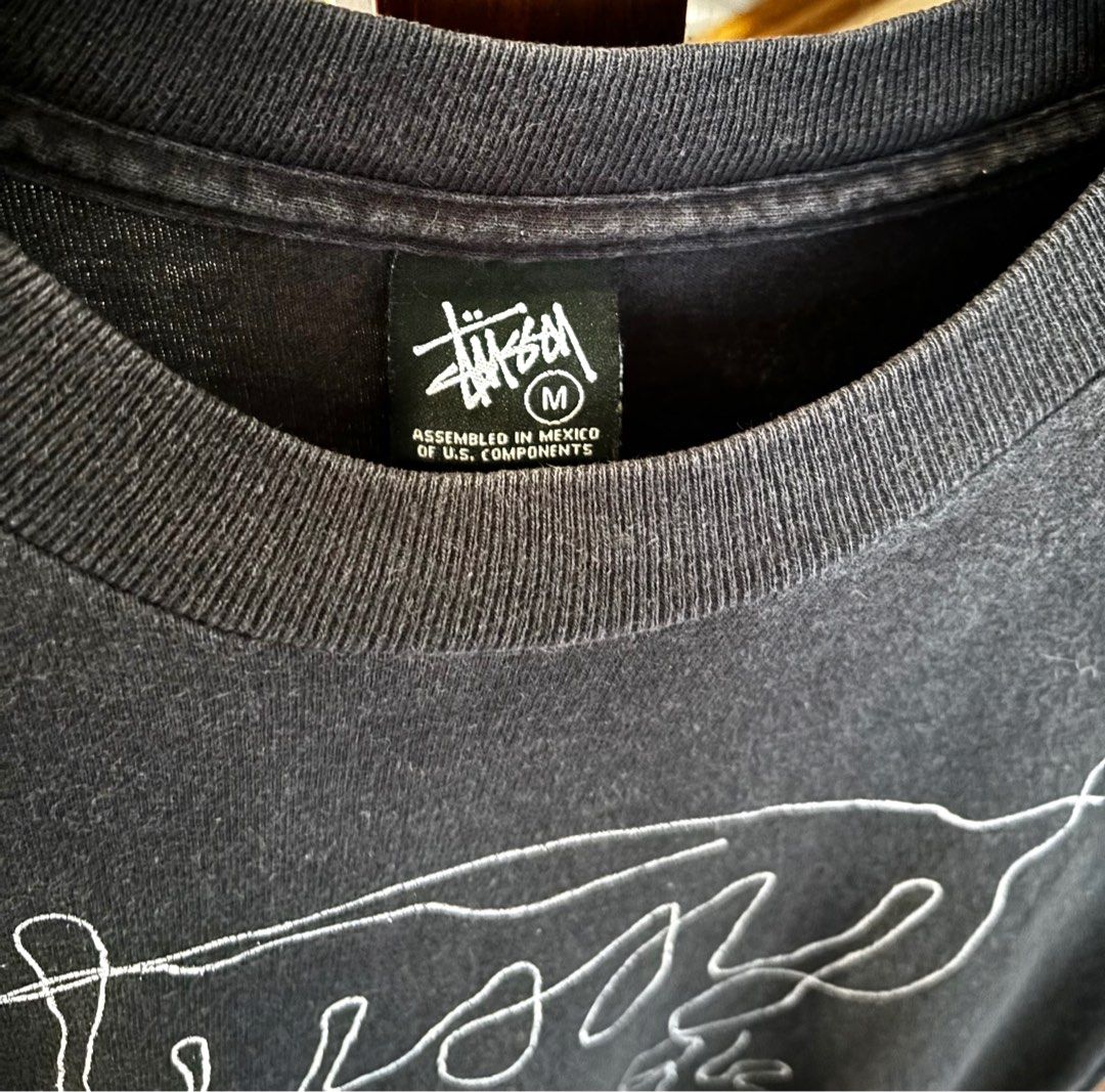 Stussy Vintage Shirt (Category: Tshirts & Polo Shirts ) located in Makati City. Submitted by bbongg (Listing ID 1329877108, Image 2). Description: Stussy Vintage Shirt Original Medium (fits Small), 19Wx26L Good condition, Barely used, vintage Price negotiable Decluttering For pick up / Lalamove.