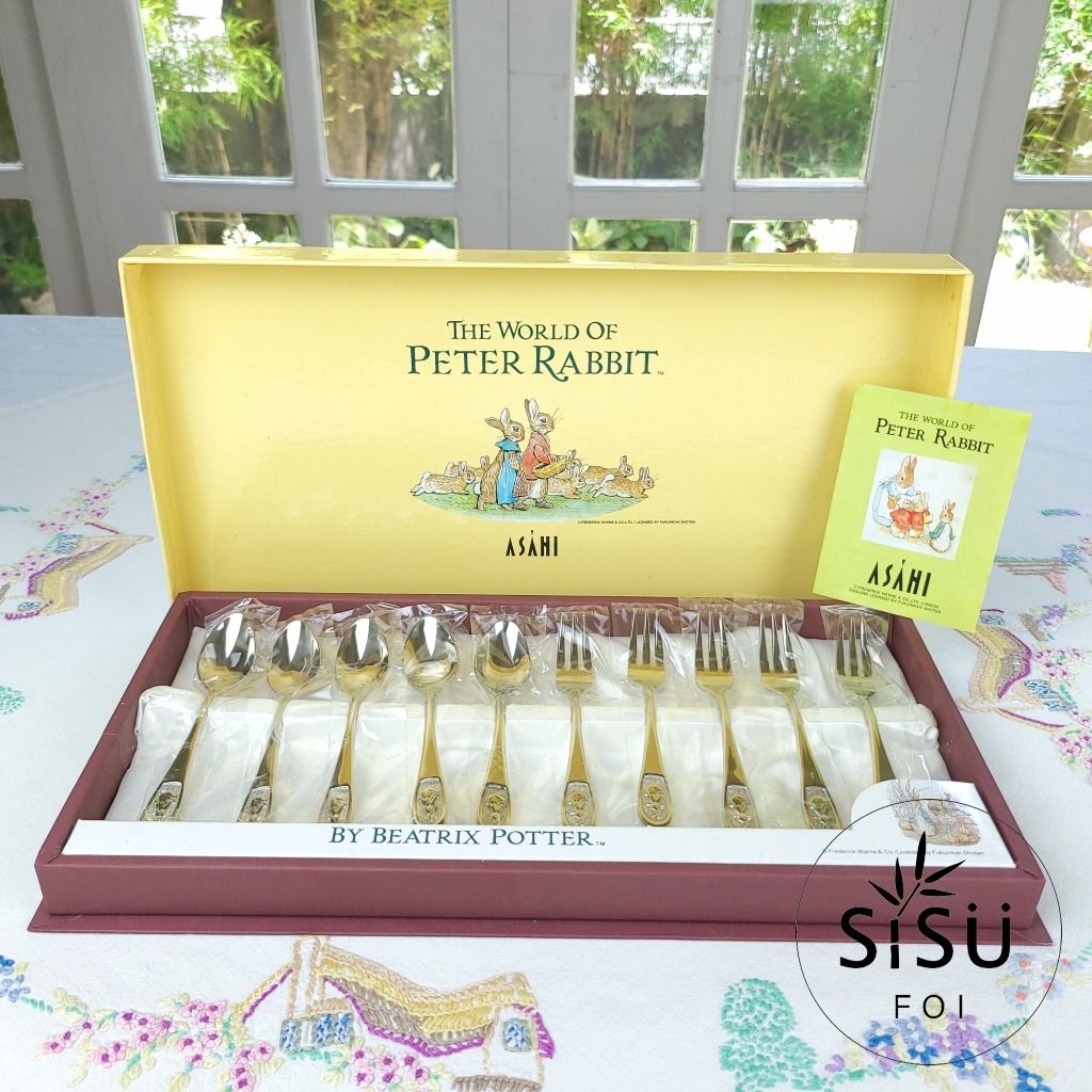 The World of Peter Rabbit Cutlery Set, Furniture & Home Living ...