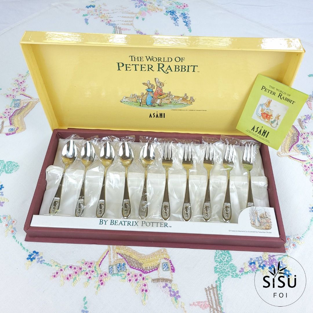 The World of Peter Rabbit Cutlery Set, Furniture & Home Living ...