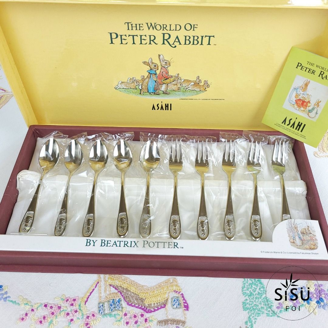 The World of Peter Rabbit Cutlery Set, Furniture & Home Living ...
