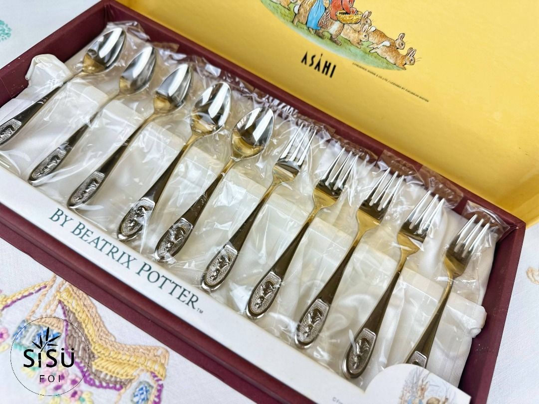 The World of Peter Rabbit Cutlery Set, Furniture & Home Living ...
