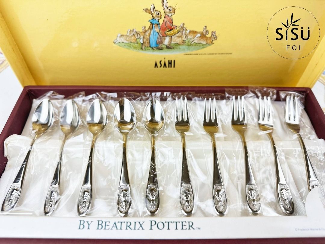 The World of Peter Rabbit Cutlery Set, Furniture & Home Living ...