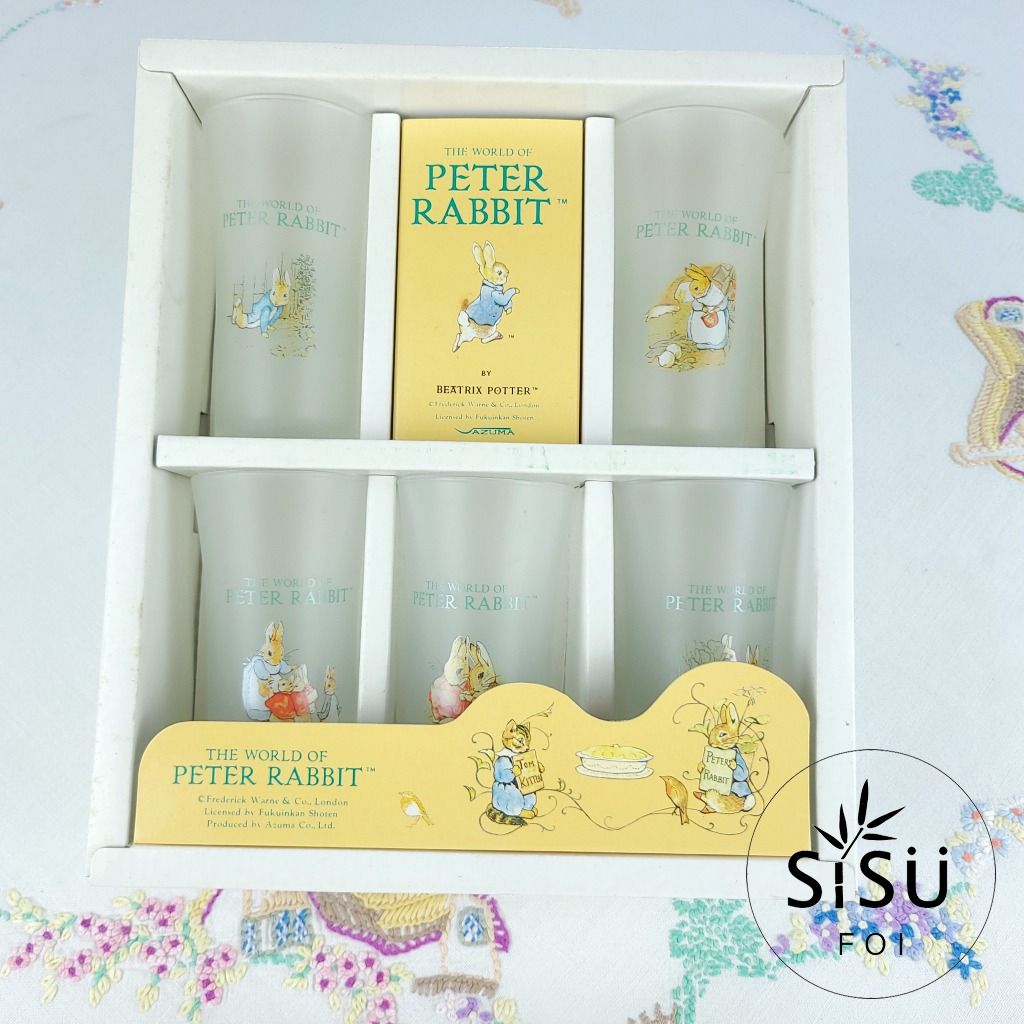 The World of Peter Rabbit Glass Set, Furniture & Home Living ...