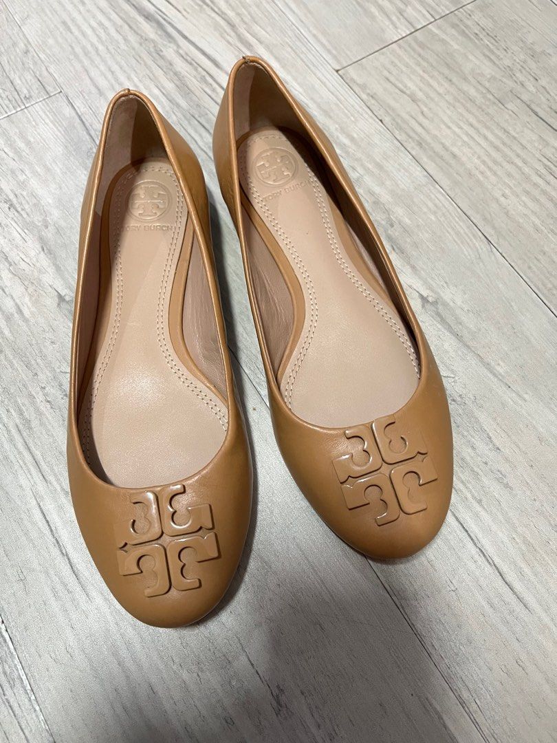 Tory burch nude flats on sale