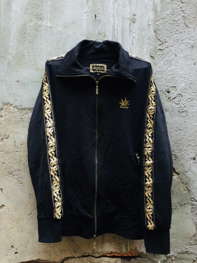 tracktop drestrip jaket drestrip Fesyen Pria Pakaian Baju Luaran di Carousell