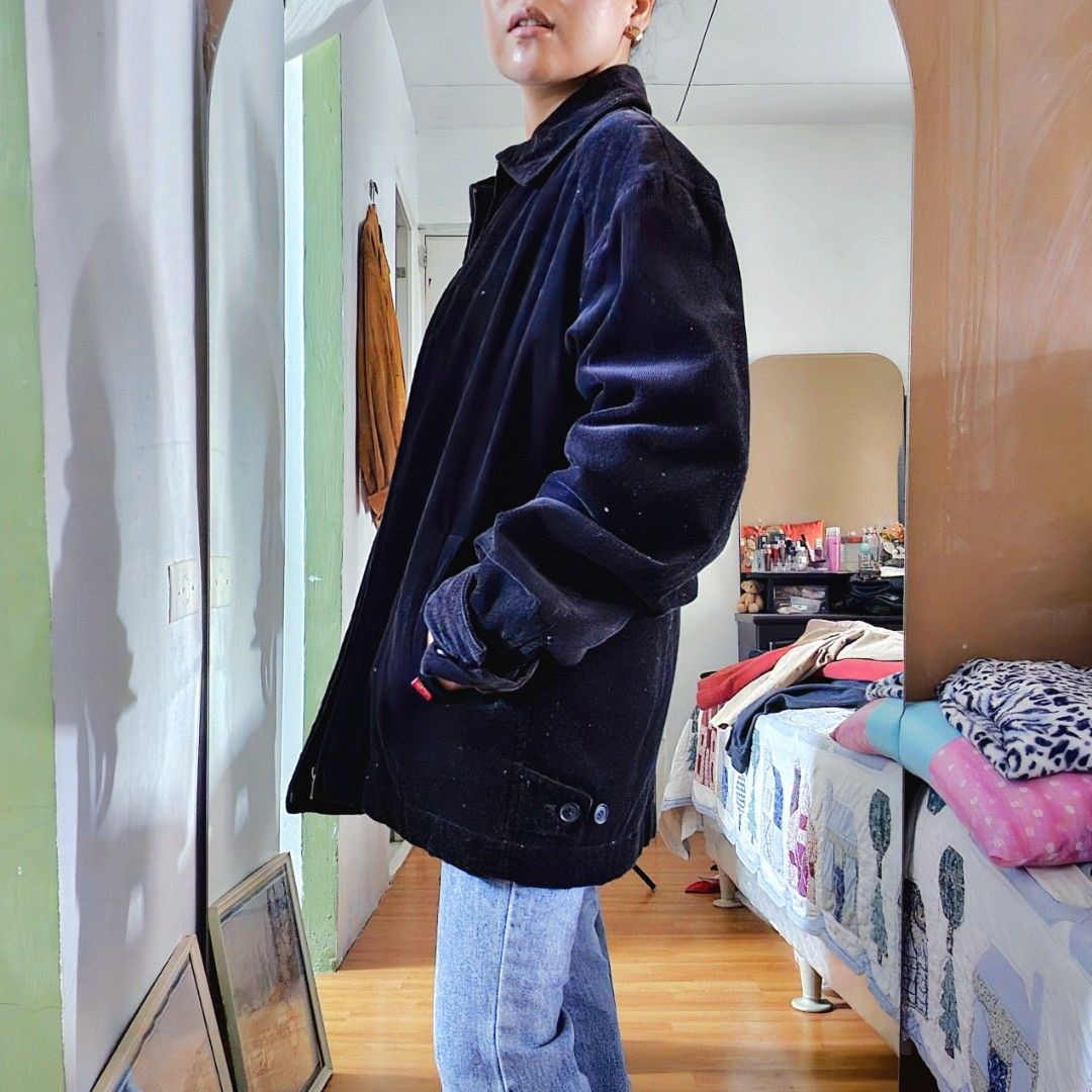 Zip up corduroy jacket on sale