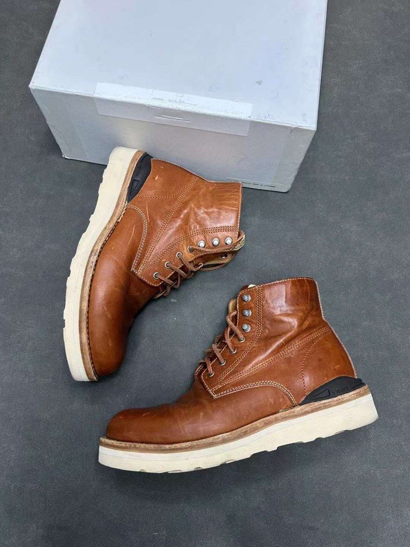 visvim ZERMATT BOOTS-FOLK M9.5 BLACK/DK.BROWN ビィズビィム ブーツ 