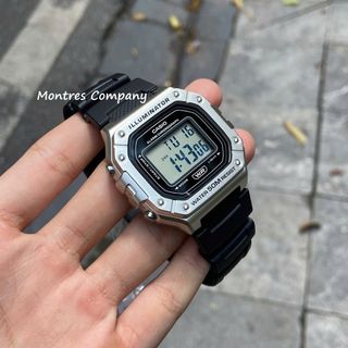 Montres Company 香港註冊公司(32年老店) 卡西歐 CASIO W218 W218H W218HM W-218 W-218H W-218HM W-218HM-7 W-218HM-7A 運動型設計 50米防水 黑銀色 十五款色有現貨64196705052930110