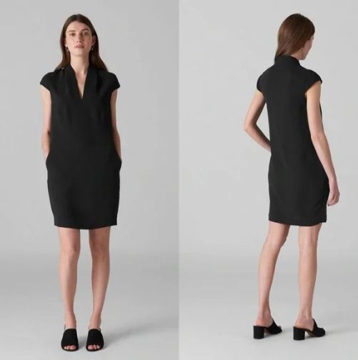Whistles paige v neck dress on sale