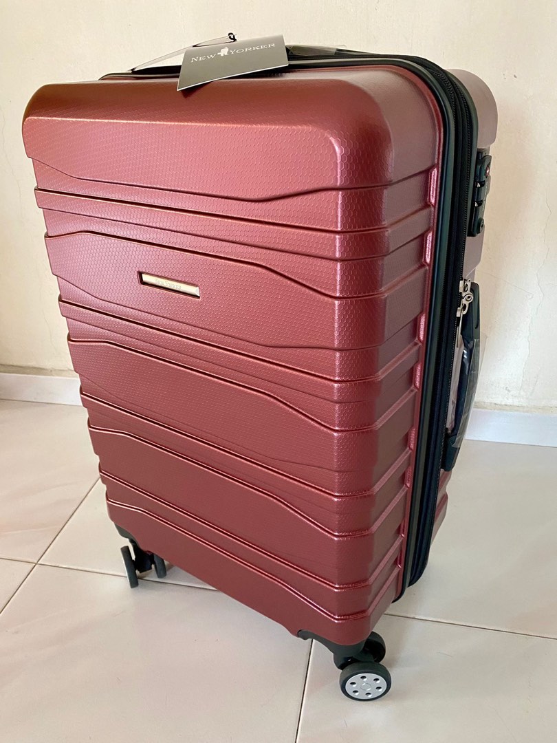 24 inch Red New Yorker Luggage Hobbies Toys Travel Luggage on Carousell
