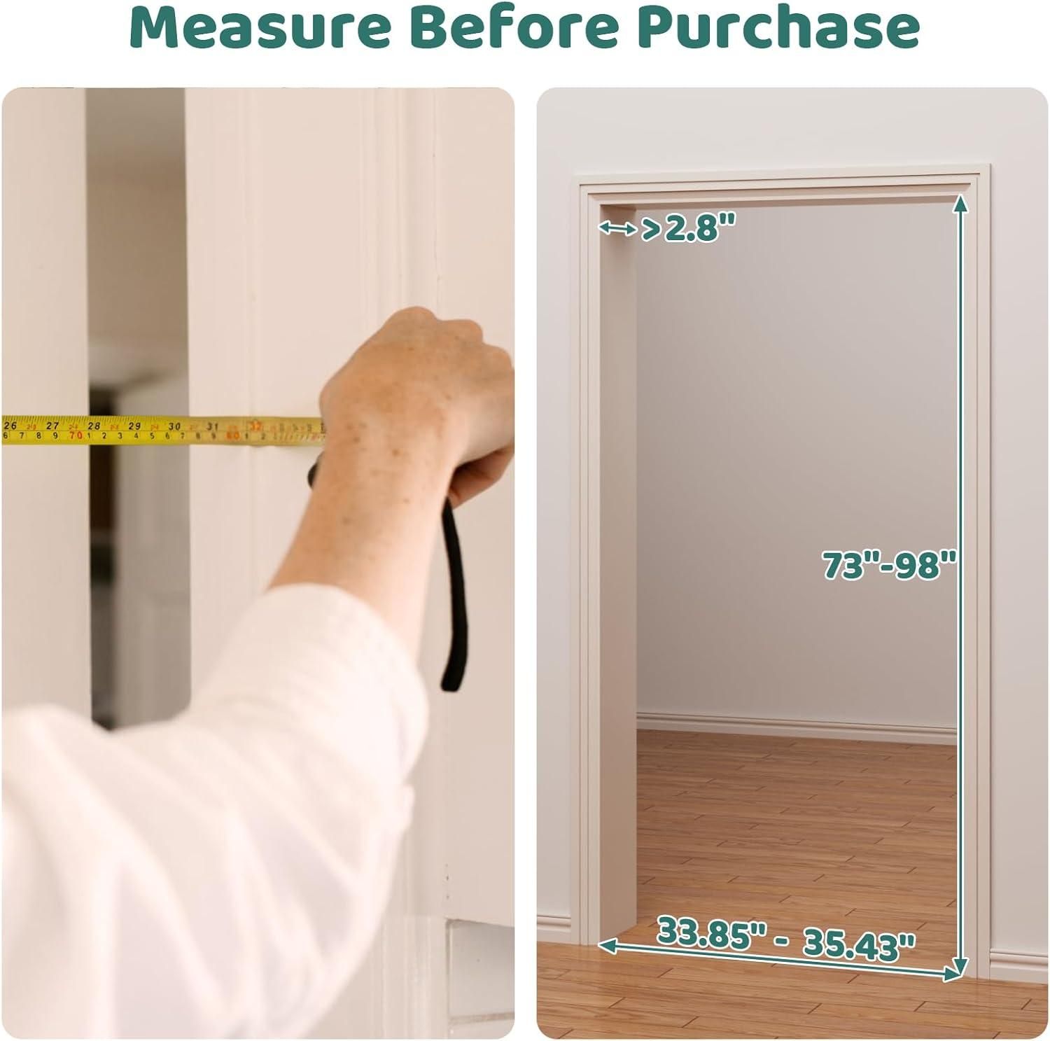 Safety gate for narrow door frame outlet