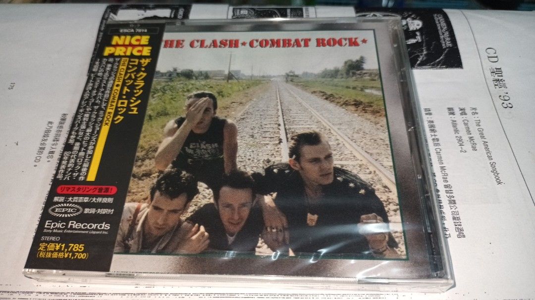 全新未開The Clash – Combat Rock 日本版舊版CD 1982/1999年1785YEN 