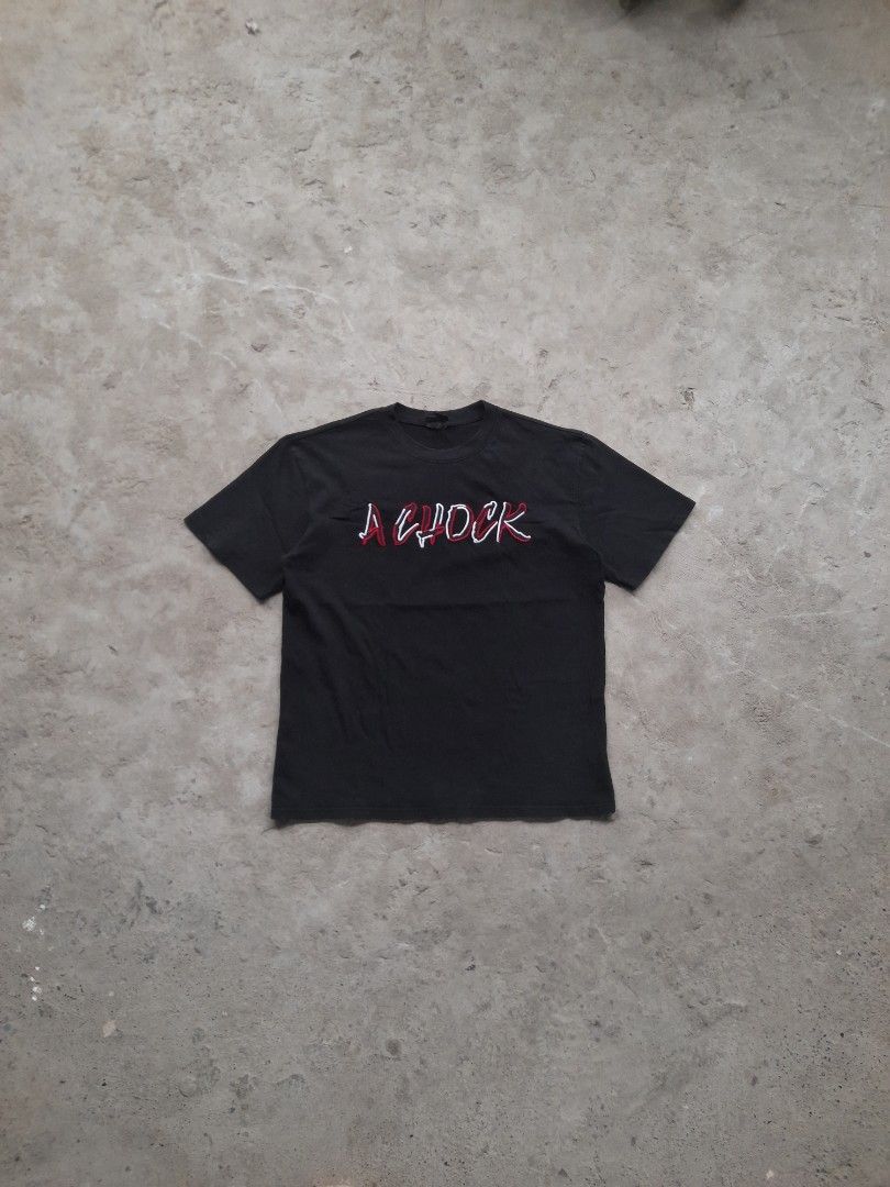 A Chock Embroidered Script Tee, Men's Fashion, Tops & Sets