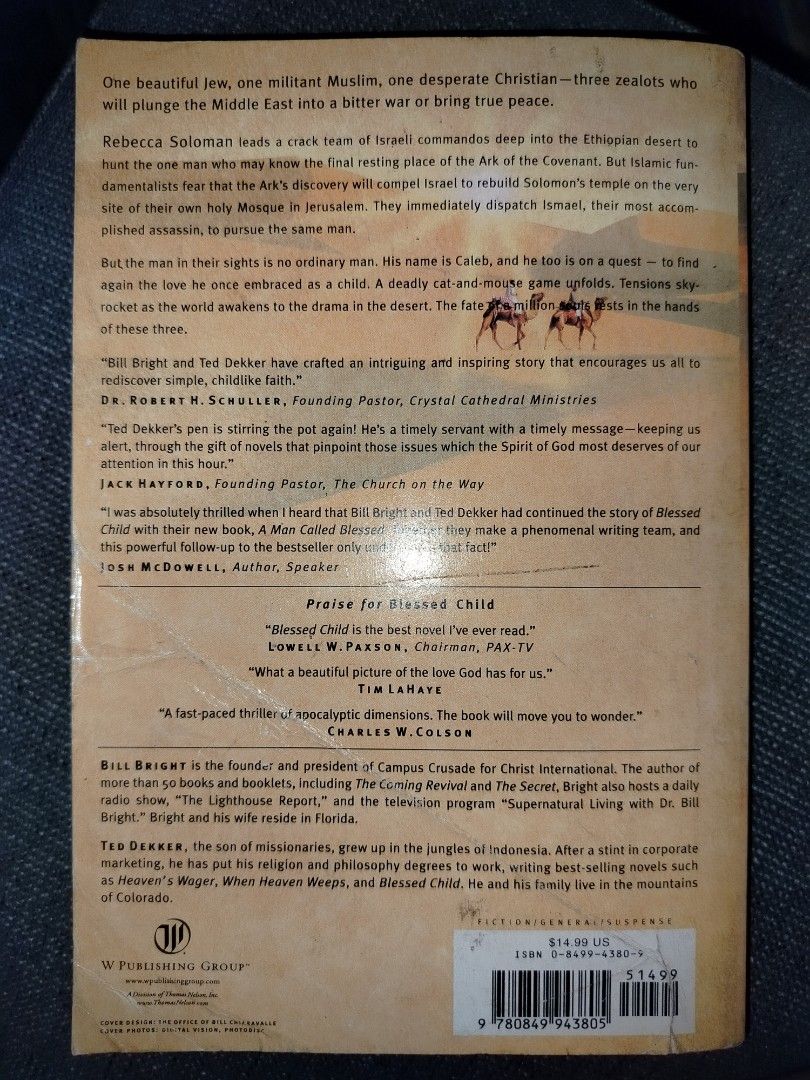A Man Called Blessed by Bill Bright and Ted Dekker (Category: Comics & Manga) located in Manila. Submitted by ciabattaaa (Listing ID 1333912406, Image 2). Description: only issue is nasa third pic. other than that, wala na. complete pages. rfs: need funds.