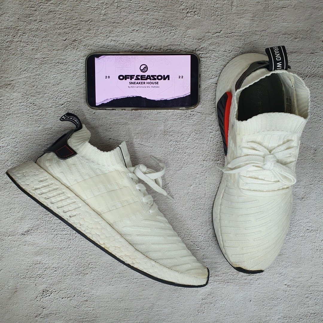 Adidas NMD R2 Primeknit men s 10 US P1 500 only Men s Fashion Footwear Sneakers on Carousell