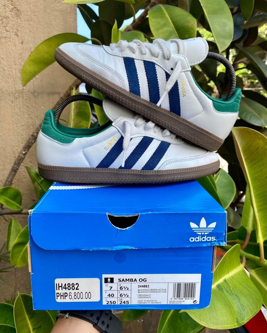 adidas gazelle silver green womens Adidas SAMBA OG, Core Black/Cloud White/Gum  Beamhill