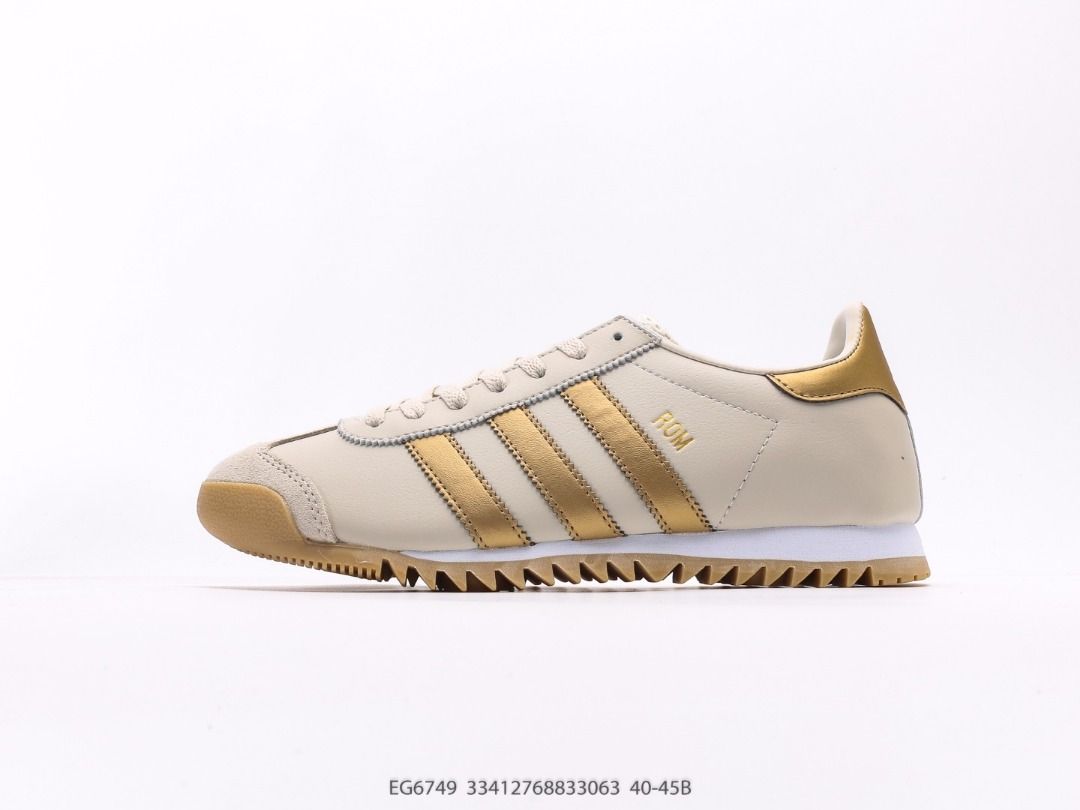 adidas gazelle silver green womens Rare Vintage 1970s Adidas Running Shoes AC 1618 ROM Canada Sneakers Si –  Poppy's Vintage Clothing main image 1