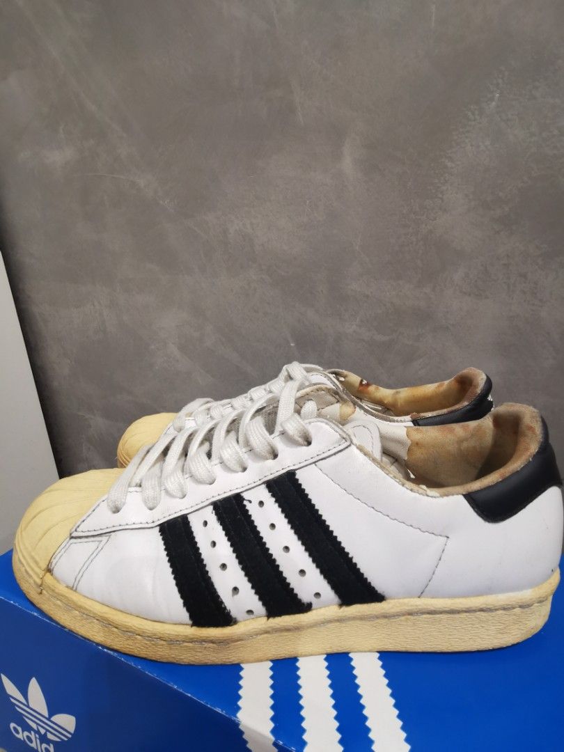 Adidas Superstar 80s Cuir Leather, Women's Fashion, Footwear, Sneakers on  Carousell
