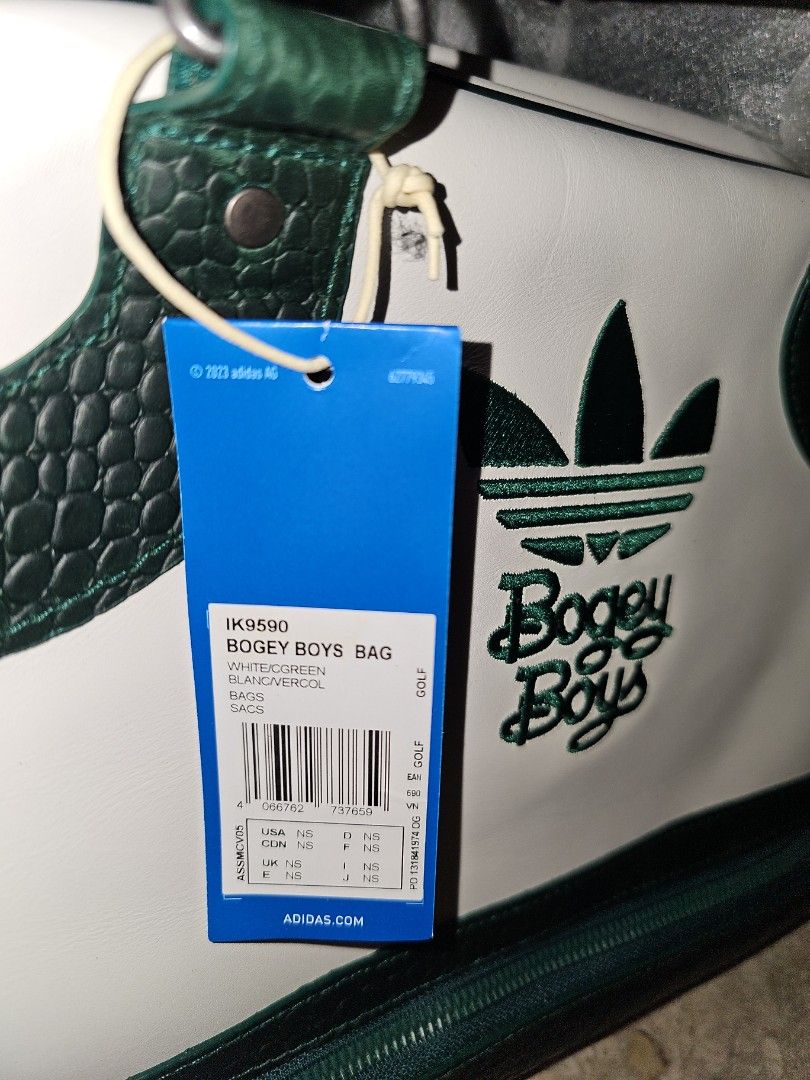 Adidas x Bogey Boys boston Golf Bag, Sports Equipment Adidas x Bogey Boys boston Golf Bag, Sports Equipment