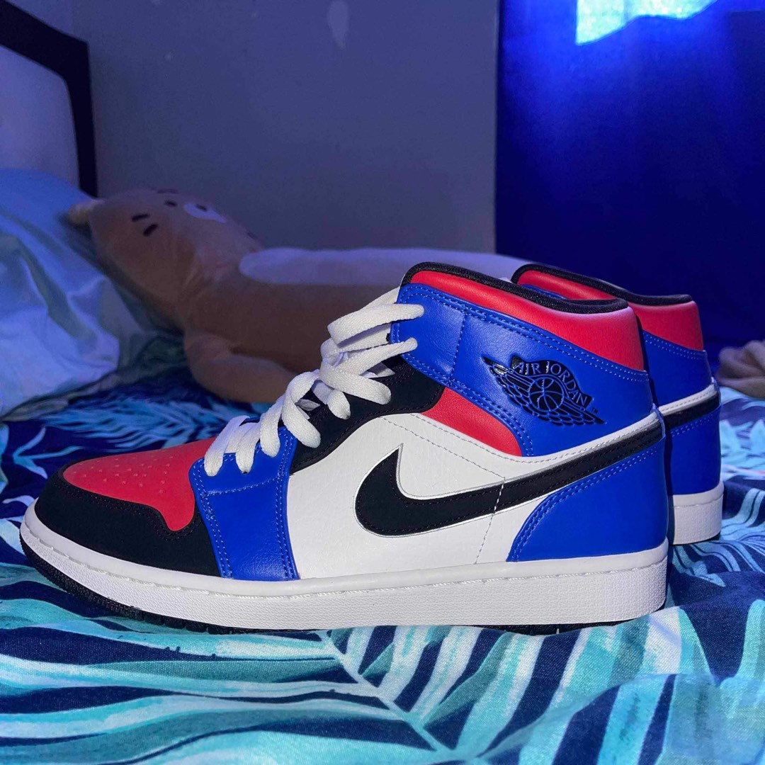 Air Jordan 1 Retro Mid Top 3 Men s Fashion Footwear Sneakers on Carousell