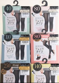 Japanese imported ATSUGI thermal sheer tights in 40/80/110/140/250D ($95 up‼️）63016073449217110
