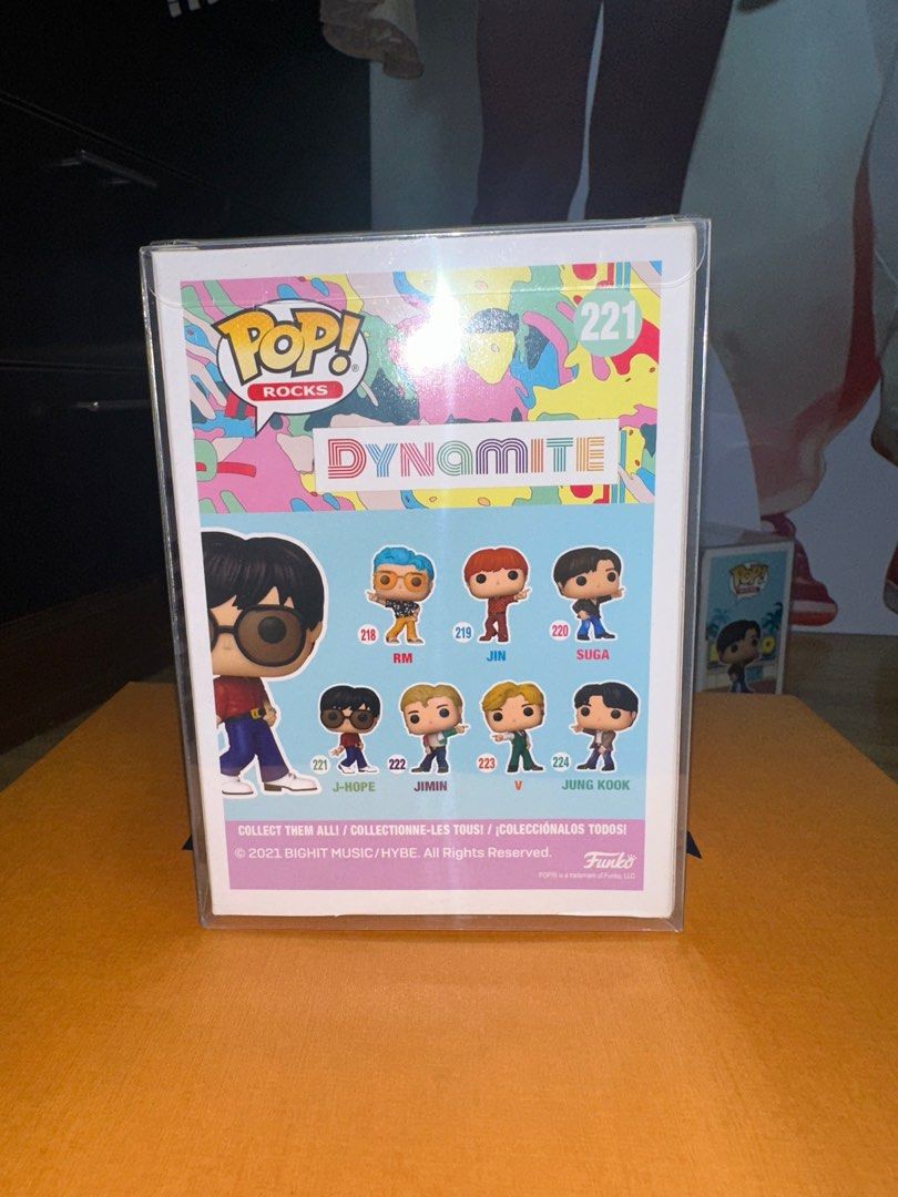 BTS JHOPE FUNKO POP DYNAMITE (Category: K-Wave Merchandise) located in Quezon City. Submitted by sbcarrot (Listing ID 1333971880, Image 2). Description: .
