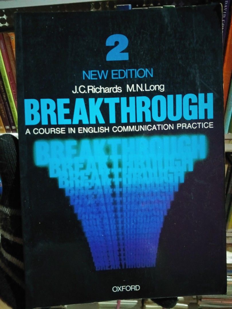 Buku Breakthrough a course in english communication practice 2&3, Buku ...