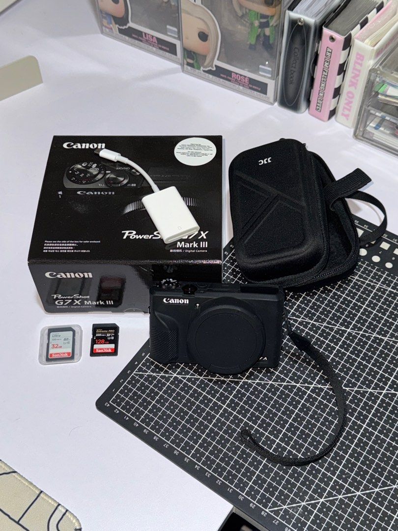 Canon G7X Mark III / M3 Full Package (Category: Cameras) located in San Jose del Monte. Submitted by kokogian (Listing ID 1333996403, Image 1). Description: NEGOTIABLE!!!! - bought last May 2024 @ Canon Edsa - with Original Apple Sd Card Reader - 32Gb + 128Gb Sd Card - Hard Zipper Case for Protection - Silicone Case (With box & charger + battery) Ready to go! loc : bulacan can meetup.