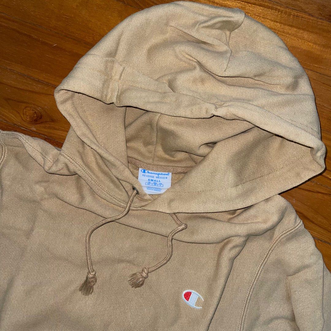 Champion reverse weave hoodie taupe deals