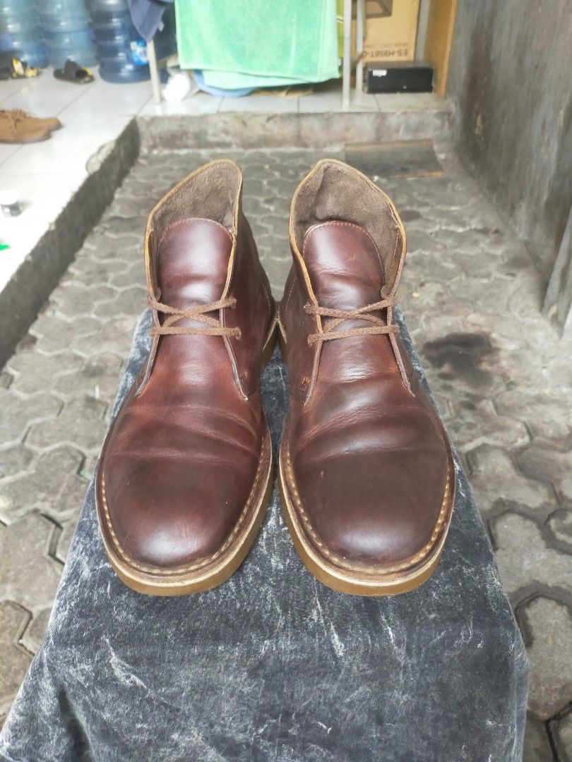 Bushacre leather chukka boot clearance