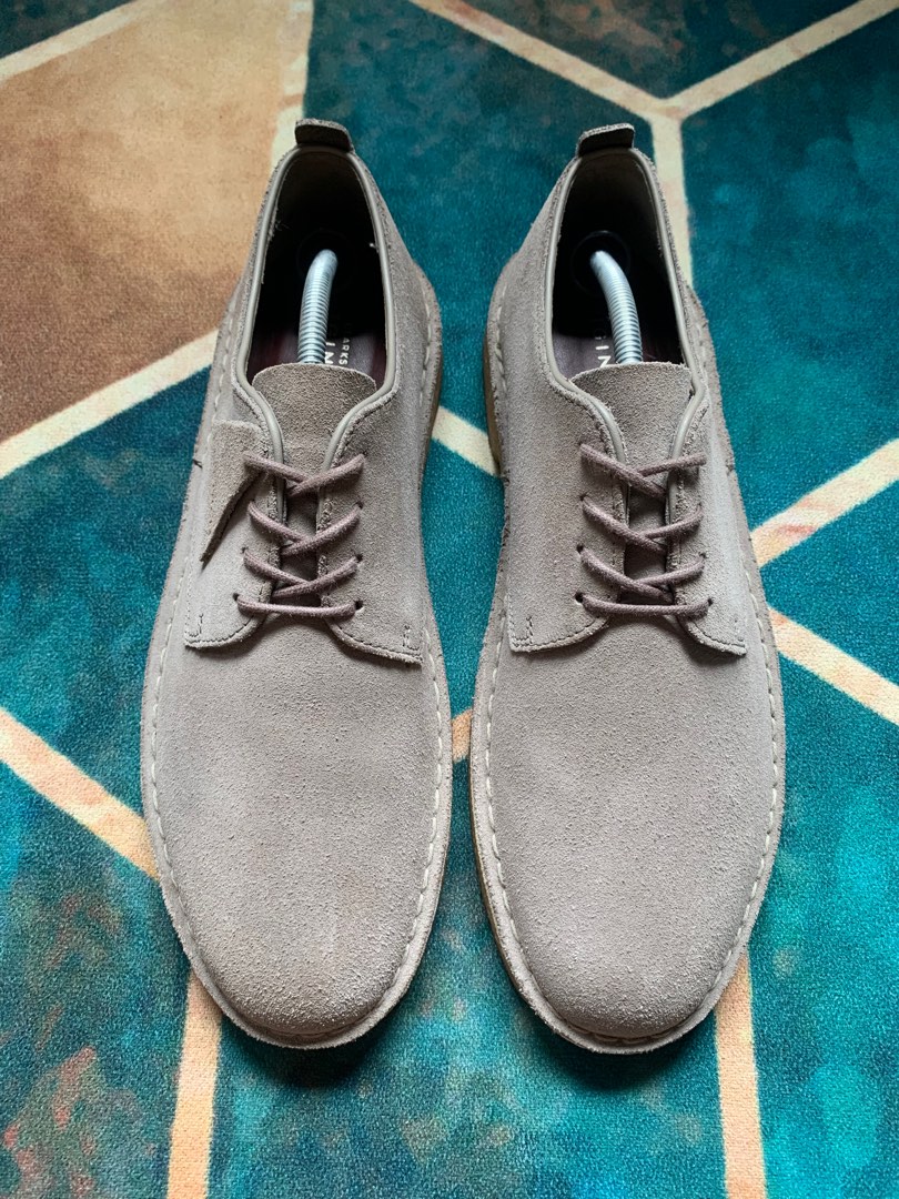 Clarks desert london grey new arrivals