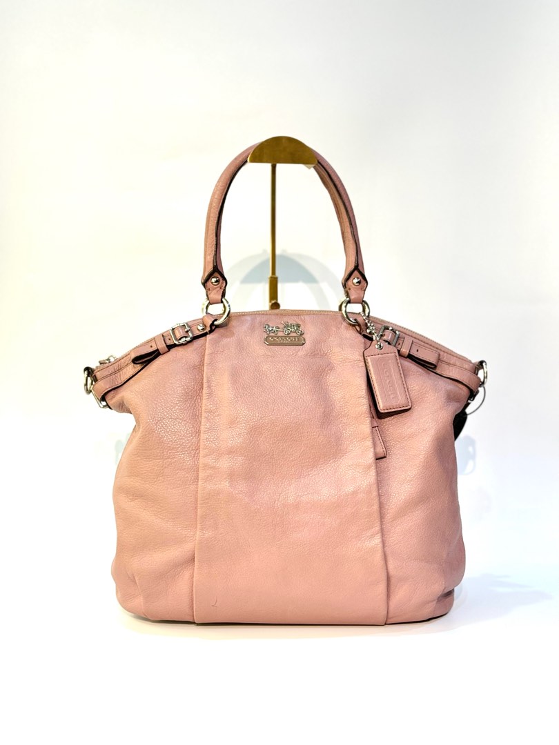 Coach madison leather lindsey satchel on sale
