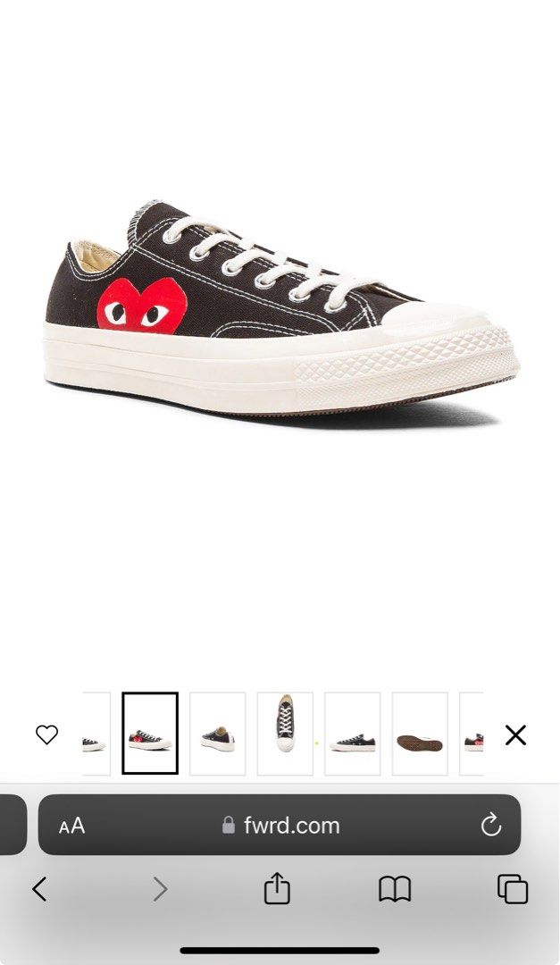 CONVERSE X COMME DES GARCONS Women s Fashion Footwear Sneakers on Carousell