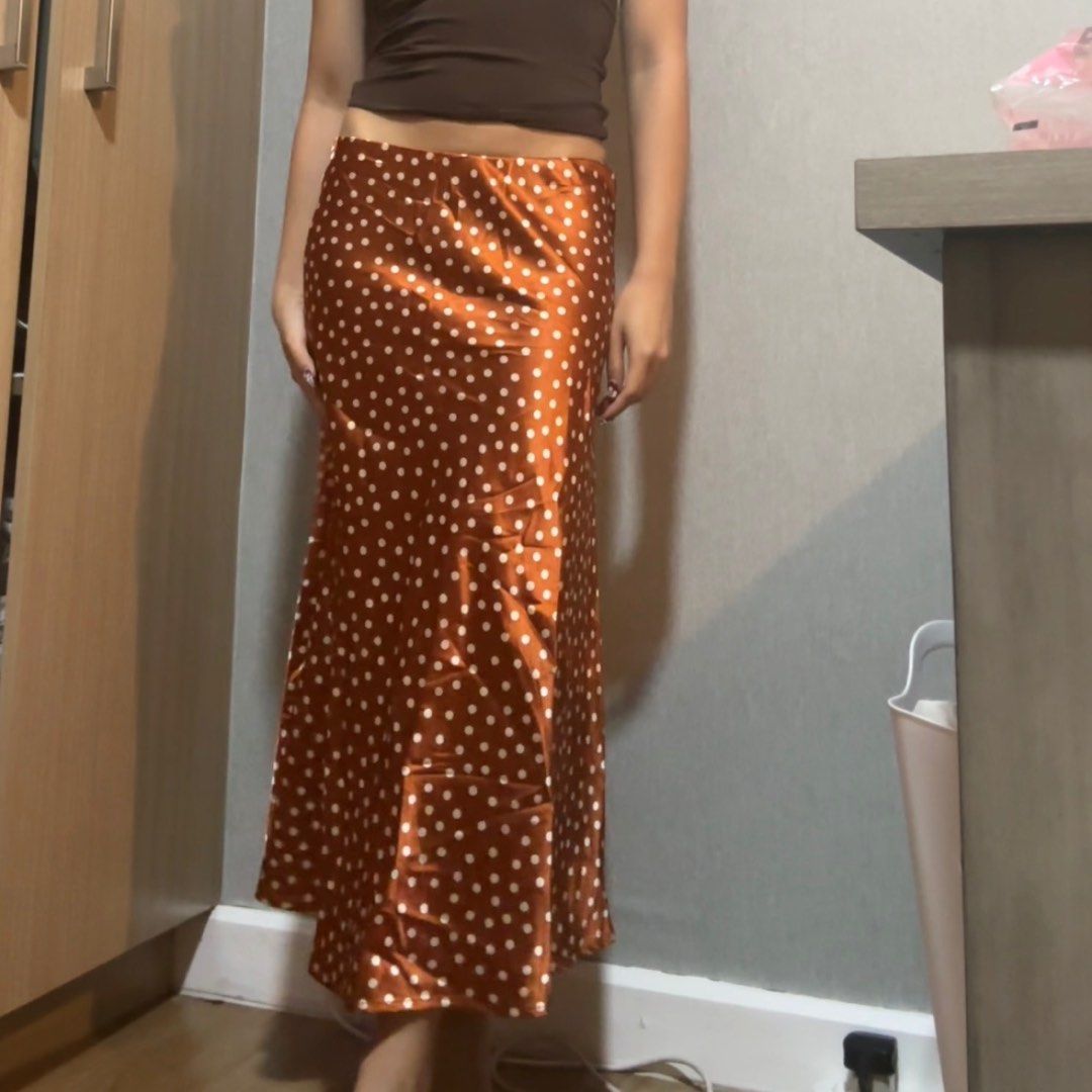Satin skirt cotton on sale