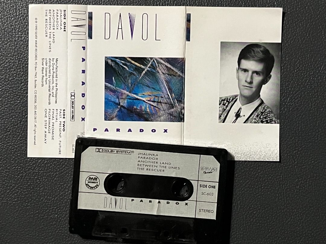 DAVOL Paradox PHILIPPINES Paper Label Cassette, Hobbies & Toys, Music ...