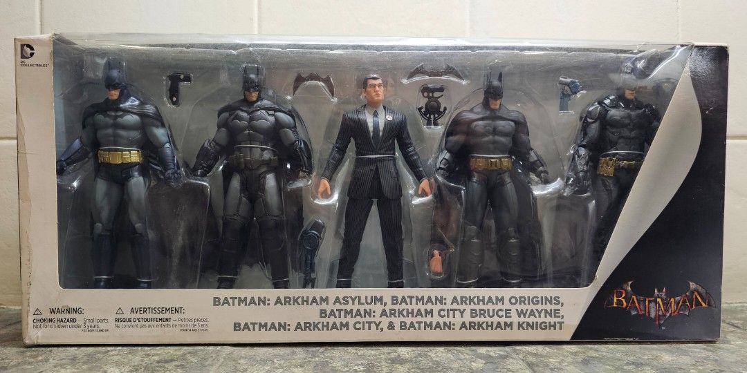 DC Collectibles BATMAN Arkham Boxset (Category: Figurines & Statues) located in Quezon City. Submitted by charliebrown_olx (Listing ID 1333899296, Image 1). Description: Dark Knight, Arkham City, Bruce Wayne Condition: Mint on Near-Mint Box, WYSIWYG TERMS & CONDITIONS: 1. C.O.D. Can meet buyers at - Del Monte Ave, Q.C. - Mla Memorial Park Sucat - Sundays 10am-11am 2. Shipping c/o buyer. 3. Prices are Final. 4. Respect the Ad. TFL!.
