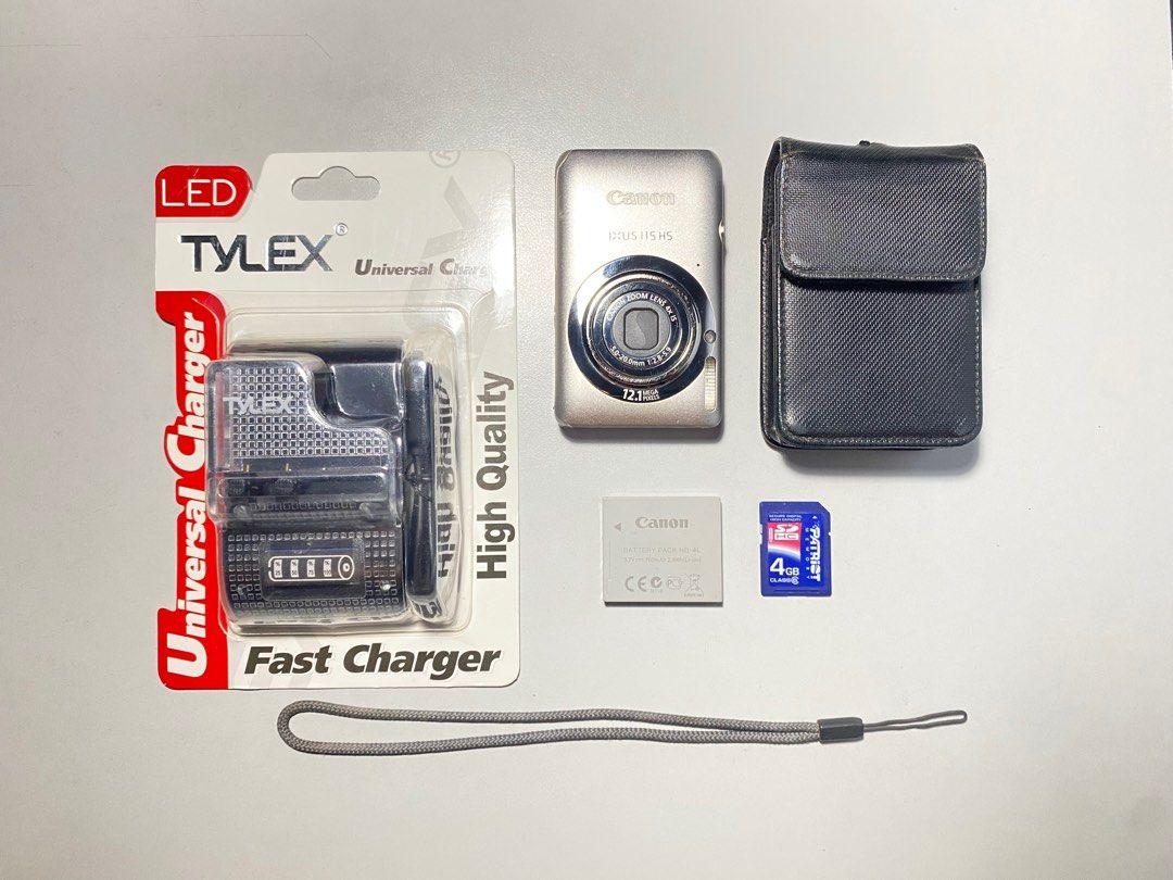 Digital Camera Canon IXUS 115 HS (Category: Cameras) located in Valenzuela. Submitted by alfeopaulramos7490 (Listing ID 1333986069, Image 1). Description: Canon IXUS 115 HS 12.1 megapixel P7,499 ONLY +sf INCLUSION: * canon ixus 115 hs body * original canon battery * original canon wrist strap * original canon hard case * original tylex charger * original tylex cable * original patriot sd card 4gb - NO ISSUE - 100% ALL WORKING - VINTAGE VIBE / QUA
