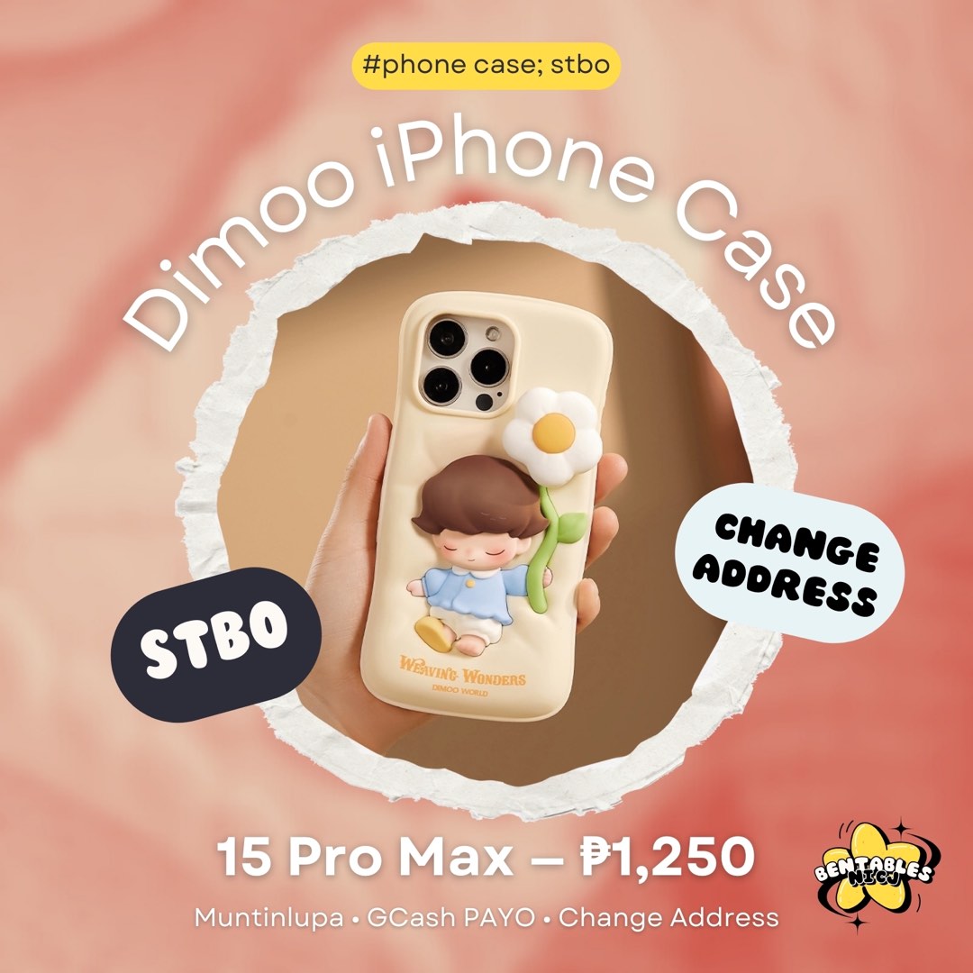 Dimoo Weaving Wonders iPhone 15 Pro Max Case (STBO/Change Address ...