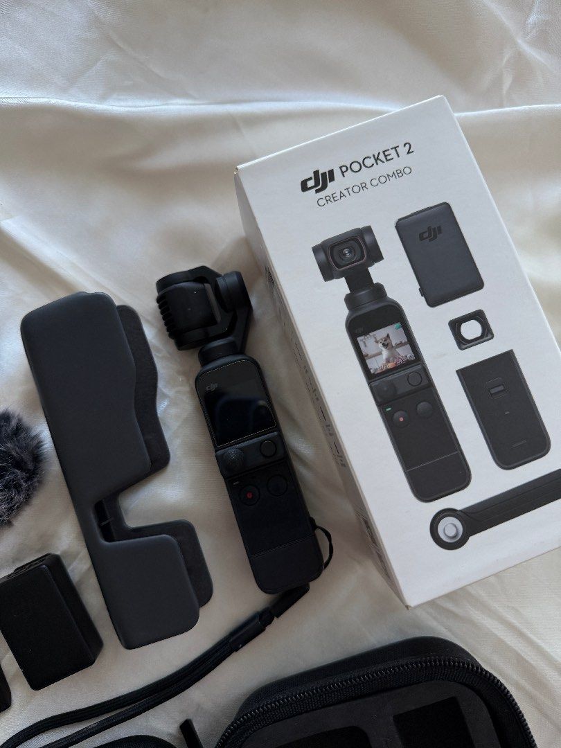 DJI Osmo Pocket 2 Creator Combo (Category: Video Cameras) located in Pasig City. Submitted by nickiscloset (Listing ID 1333910294, Image 1). Description: Purchased in 2023 @ Henry’s Camera Store Good as new ❤️ RFS: Upgrading .