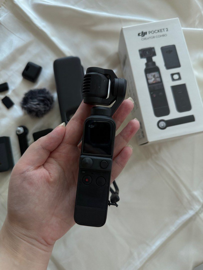 DJI Osmo Pocket 2 Creator Combo (Category: Video Cameras) located in Pasig City. Submitted by nickiscloset (Listing ID 1333910294, Image 3). Description: Purchased in 2023 @ Henry’s Camera Store Good as new ❤️ RFS: Upgrading .