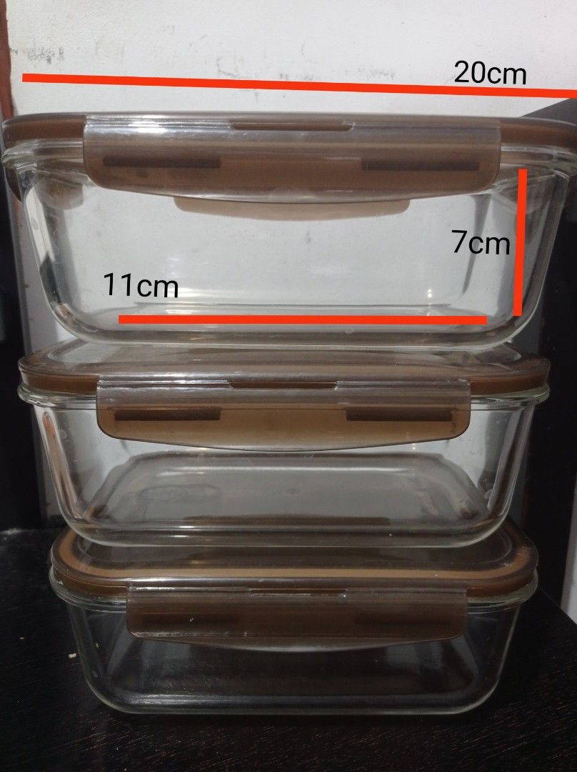 Glass Food Containers (Category: Food Organization & Storage) located in Tanza. Submitted by gratefuljam05 (Listing ID 1333873466, Image 1). Description: Glass Food Container (120 each).