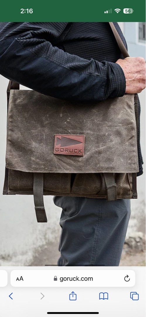 Goruck Heritage Claymore Sling Dark Oak