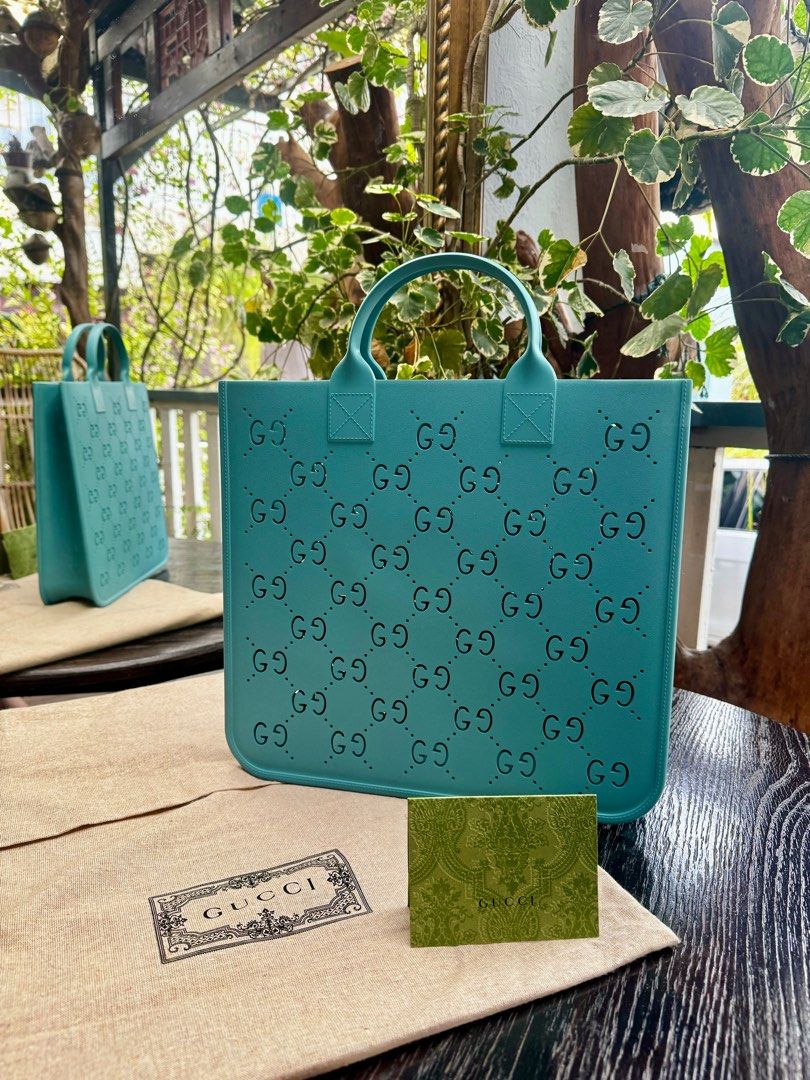 Gucci rubber tote bag clearance