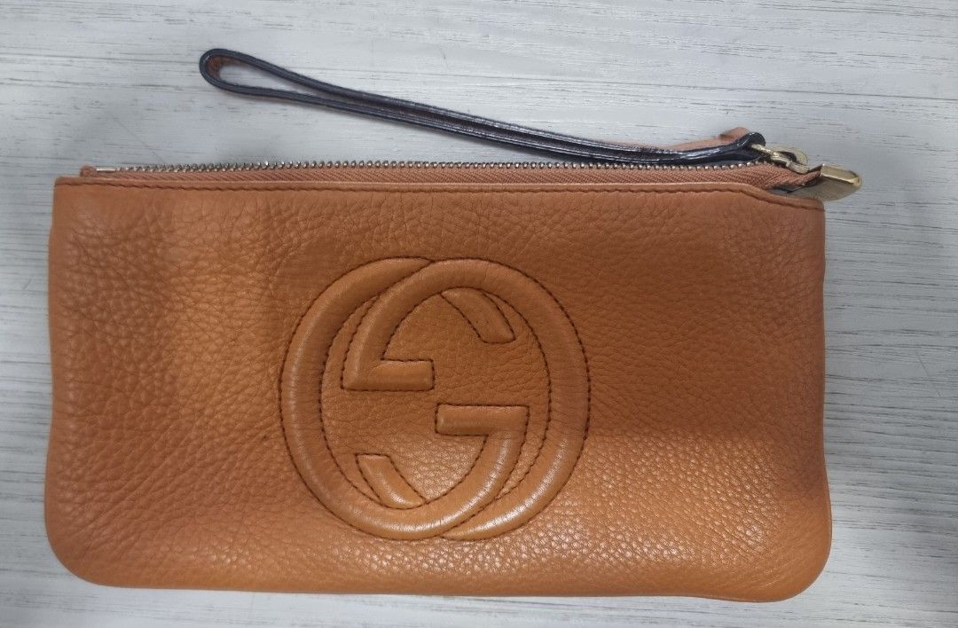 Used Gucci Soho Wristlet Gucci Soho Wristlet, Luxury, Bags Wallets