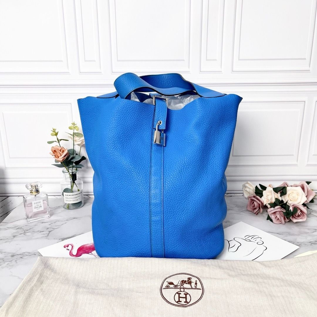 Hermes Picotin 31 in Blue SHW